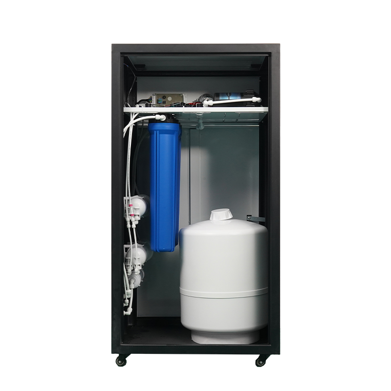 Black and white mid box 800 gallon commercial reverse osmosis water purifier(water filter)