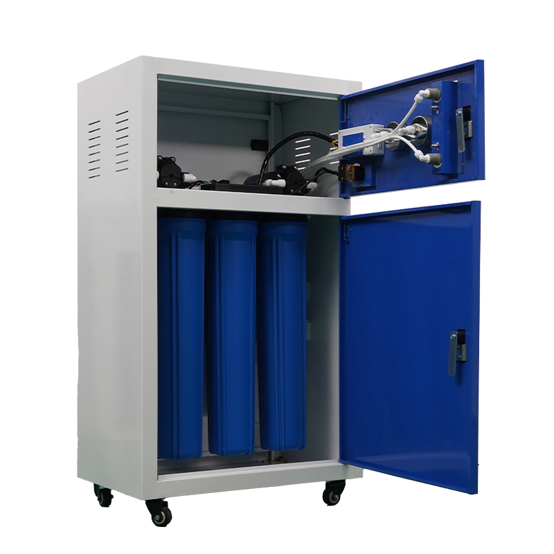 Blue and white 800 gallon commercial reverse osmosis water purifier(water filter)