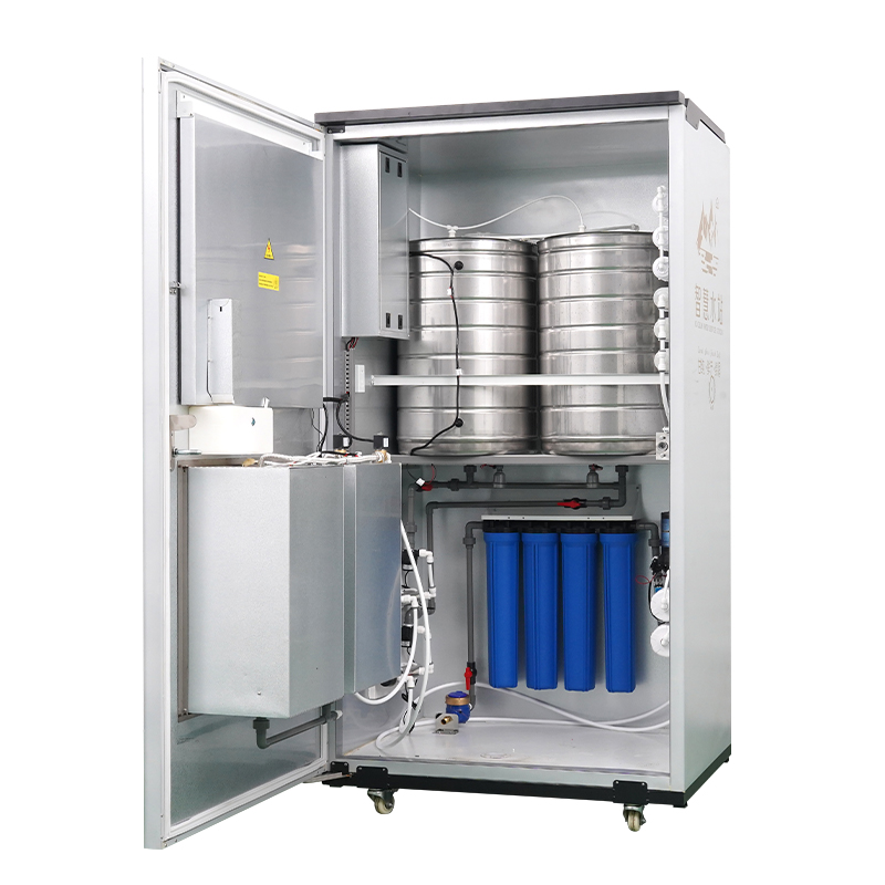 800 gallon silver foam double spout water dispenser